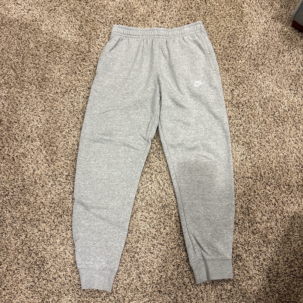Nike Sportswear Fleece Light Gray Mens Jogger Sweatpants